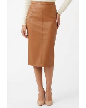 N°21 Tailored Midi Skirt - Brown