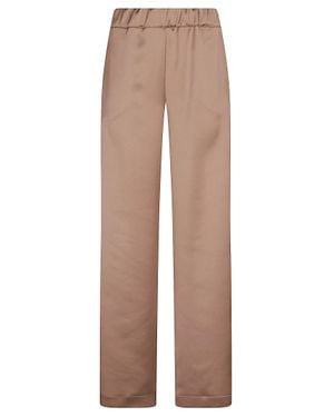 D. EXTERIOR Wide-Leg Palazzo Pants - Natural