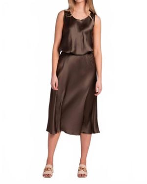 Susanne Bommer Silk Tank Top - Brown