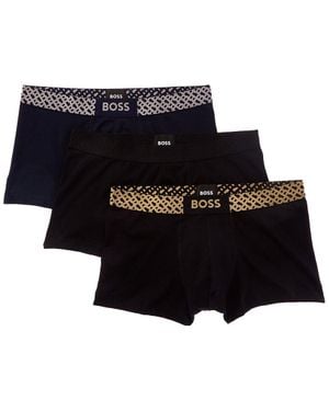 BOSS 3Pk Trunk - Black