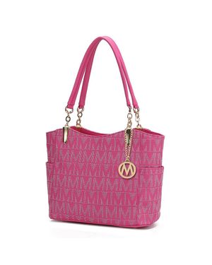 MKF Collection by Mia K Braylee M Signature Tote Handbag - Purple
