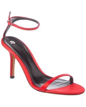 Proenza Schouler Slash Ankle Strap Satin Sandal - Pink