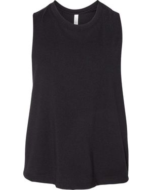 Bella Canvas Racerback Crop Tank - Black