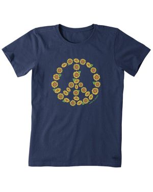 Life Is Good. Crusher T-Shirt - Blue