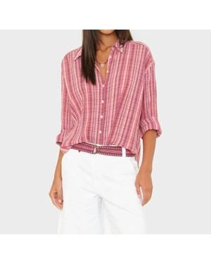 Xirena Jace Button Front Shirt - Red