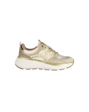 Twinset Beige Polyurethane Sneaker - Multicolor