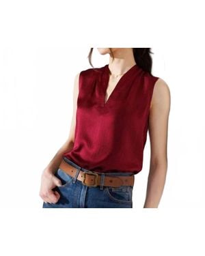 Go> By Go Silk Go To Shell Top - Red