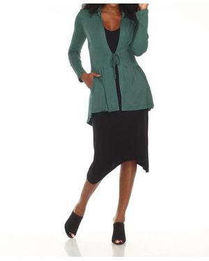 One Essence Vivica Victorian Pleated Jacket - Green