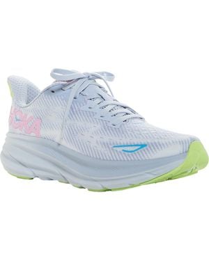 Hoka One One Clifton 9 Fitness Workout Running Shoes - Blue