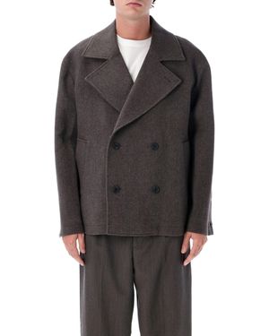 mfpen Double-Breasted Wool Coat - Gray