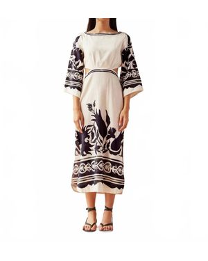 Omika Peyton Midi Dress - Multicolor
