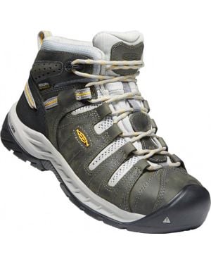 Keen Steel-Toe Mid-High Work Boots - Black