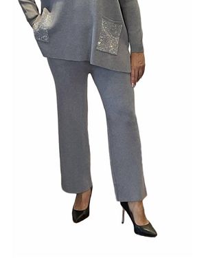Eternelle Elle Knit Pant - Gray