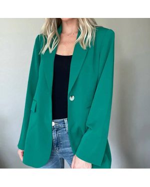 Six Fifty Paris Boyfriend Blazer - Green
