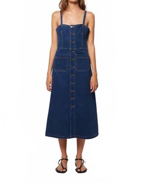 Rolla's Mara Denim Midi Dress - Blue