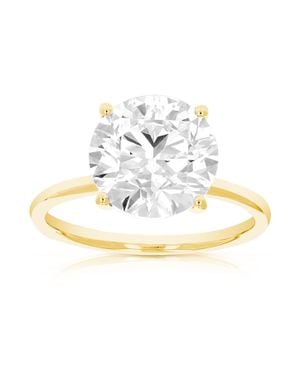 Vir Jewels 4 Cttw Lab Grown Diamond Engagement Solitaire Ring - Metallic