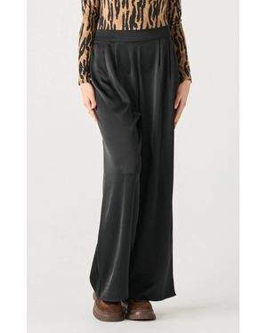 Dex High Waisted Wide Leg Pant - Black