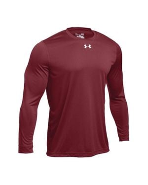 Under Armour 2.0 Long Sleeve Locker Tee Top - Red