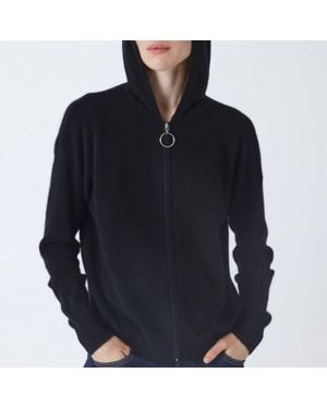 ABSOLUT CASHMERE Laurentina Hooded Sweater - Blue