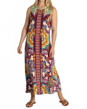 Johnny Was The Janie Favorite Knit Tank Dress - Red