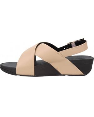 Fitflop Lulu Cross Back-Strap Sandals - Black