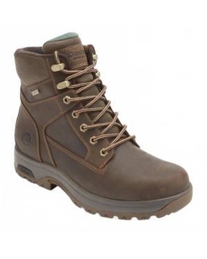 Dunham 8000 Works Plain Toe Boot - Brown