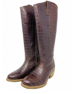 Eric Michael Briana Over The Knee Boot - Brown