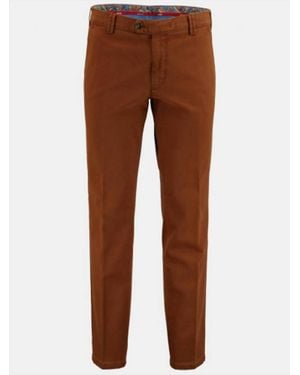Meyer Bonn Modern Fit Chino Pant - Brown