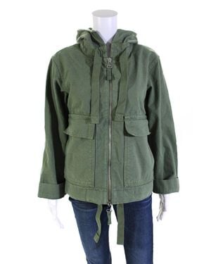 Everlane The Canvas Organic Cotton Anorak Forest - Green