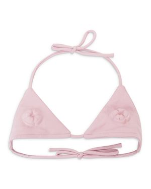 PAULA CANOVAS DEL VAS Del Vas Embossed Bikini - Pink
