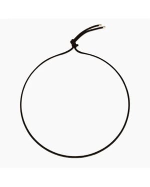 Thatch Rya Leather Cord Necklace - Metallic