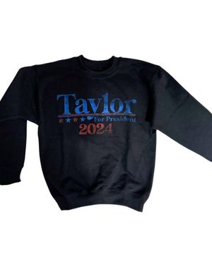 Prince Peter Girls Taylor For President Pullover - Blue