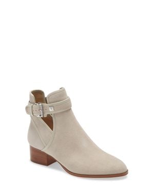 Michael Kors Britton Block Heel Bootie - Natural