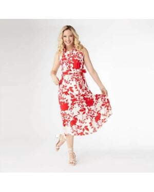 Coco + Carmen Francesca Floral Print Dress - Red