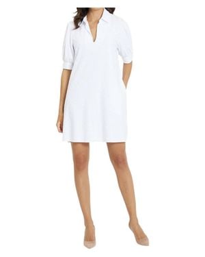 Jude Connally Emerson Jacquard Dress - White