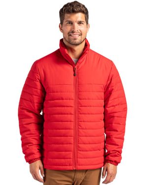 Clique Elevation Eco Full Zip Puffer Jacket - Red