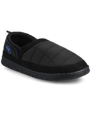 Vance Co. Vance Jared Quilted Shearling Slipper - Black