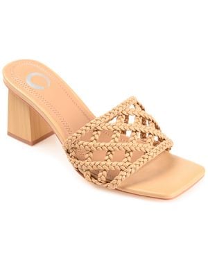 Journee Collection Tru Comfort Foam Evvie Pump - Natural