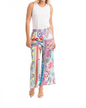 Orientique Digital Rayon Pants - Red