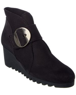 Arche Pippa Larrie Leather Ankle Boot - Black
