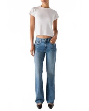 AMO Low-Rise Marcenia Jeans - Blue