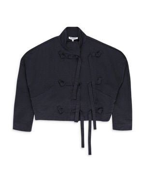Opening Ceremony Wool Tie Knot Jacket - Blue