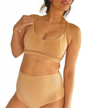 HATCH Essential Nursing And Pumping Bra - Brown
