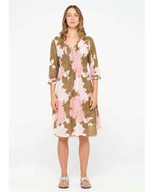 One Season Playa Middy Poppy Dress - White