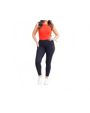 Julia Rose Alana 7/8 Ankle Length Leggings - Black