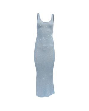 Asta Resort Ana Sequined Maxi Dress - Blue