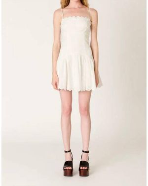 Nia Elvira Mini Dress - Natural