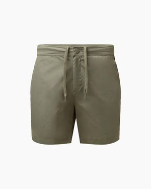 Onia Elastic Snap Front Swim Trunks - Green