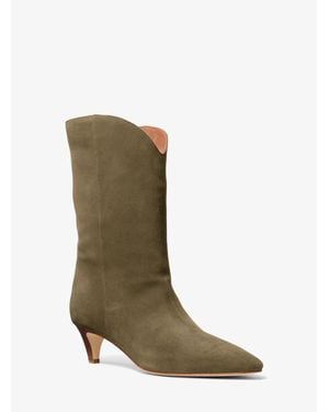 Michael Kors Daniela Suede Boot - Green