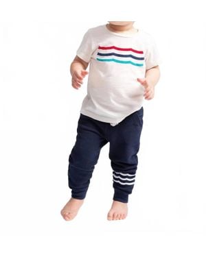 Sol Angeles Kid's Classic Waves Tee - Blue
